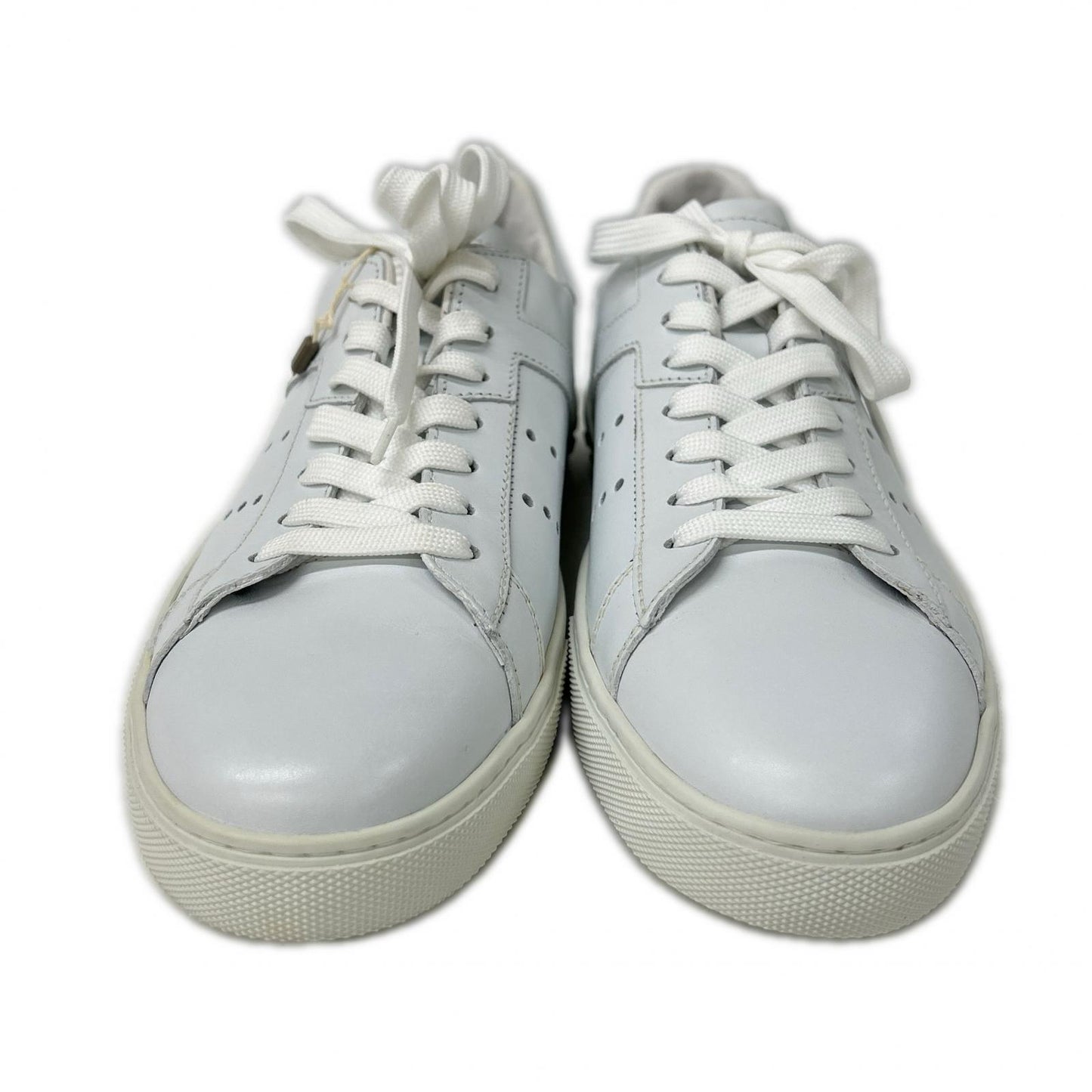 TOD'S Leather Low-Top Sneakers White Size 9