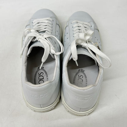TOD'S Leather Low-Top Sneakers White Size 9