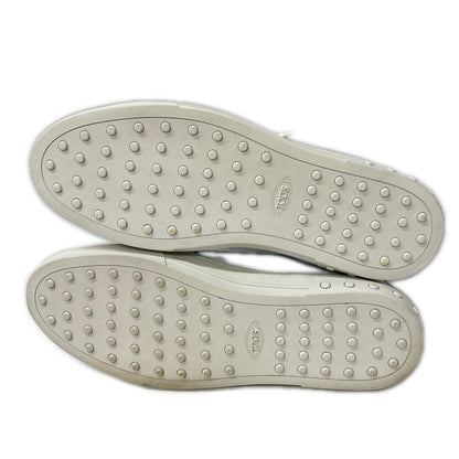 TOD'S Leather Low-Top Sneakers White Size 9