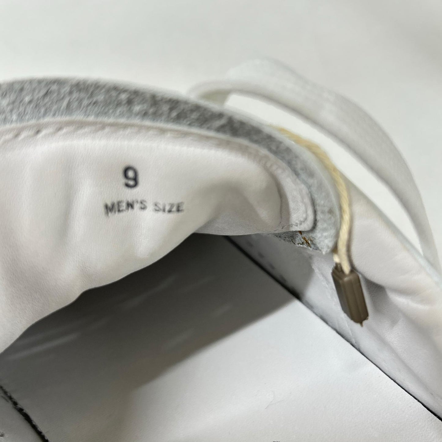TOD'S Leather Low-Top Sneakers White Size 9