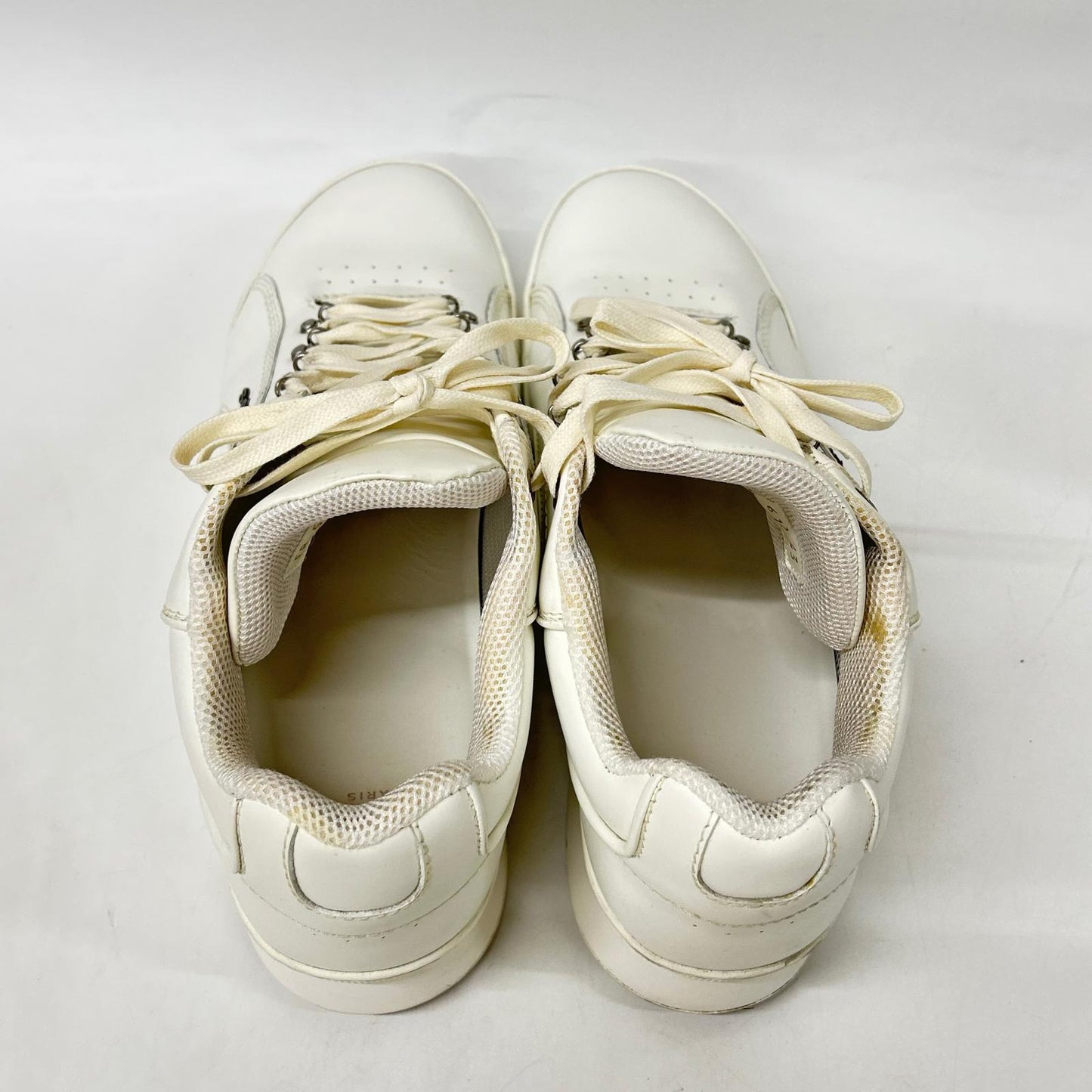 SAINT LAURENT PARIS JUMP Leather Sneakers White Size EU 43