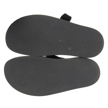 AMBUSH Padded Belt Leather Slide Sandals Black Size EU 41