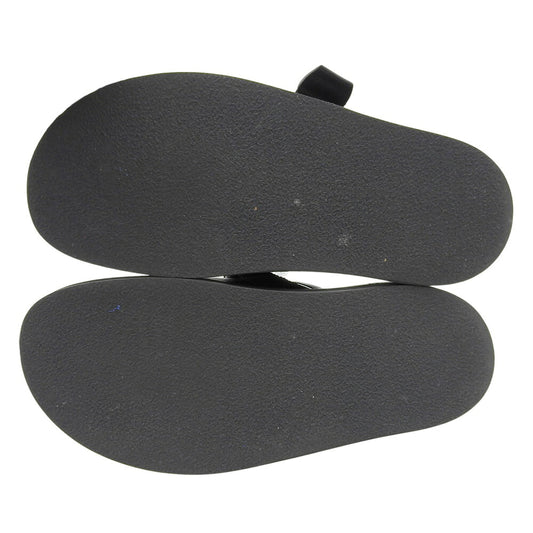 AMBUSH Padded Belt Leather Slide Sandals Black Size EU 41