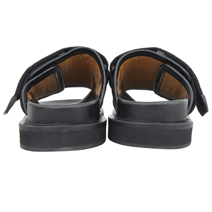 AMBUSH Padded Belt Leather Slide Sandals Black Size EU 41