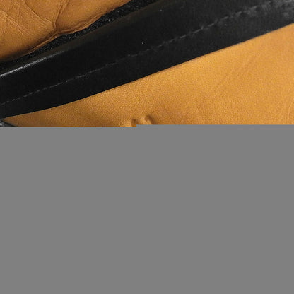 AMBUSH Padded Belt Leather Slide Sandals Black Size EU 41