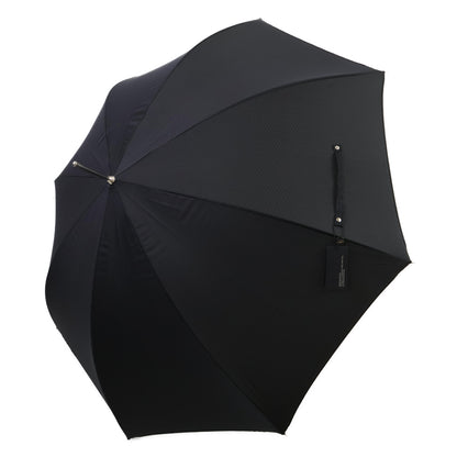 Pasotti Black Swarovski Vintage Panther Long Umbrella