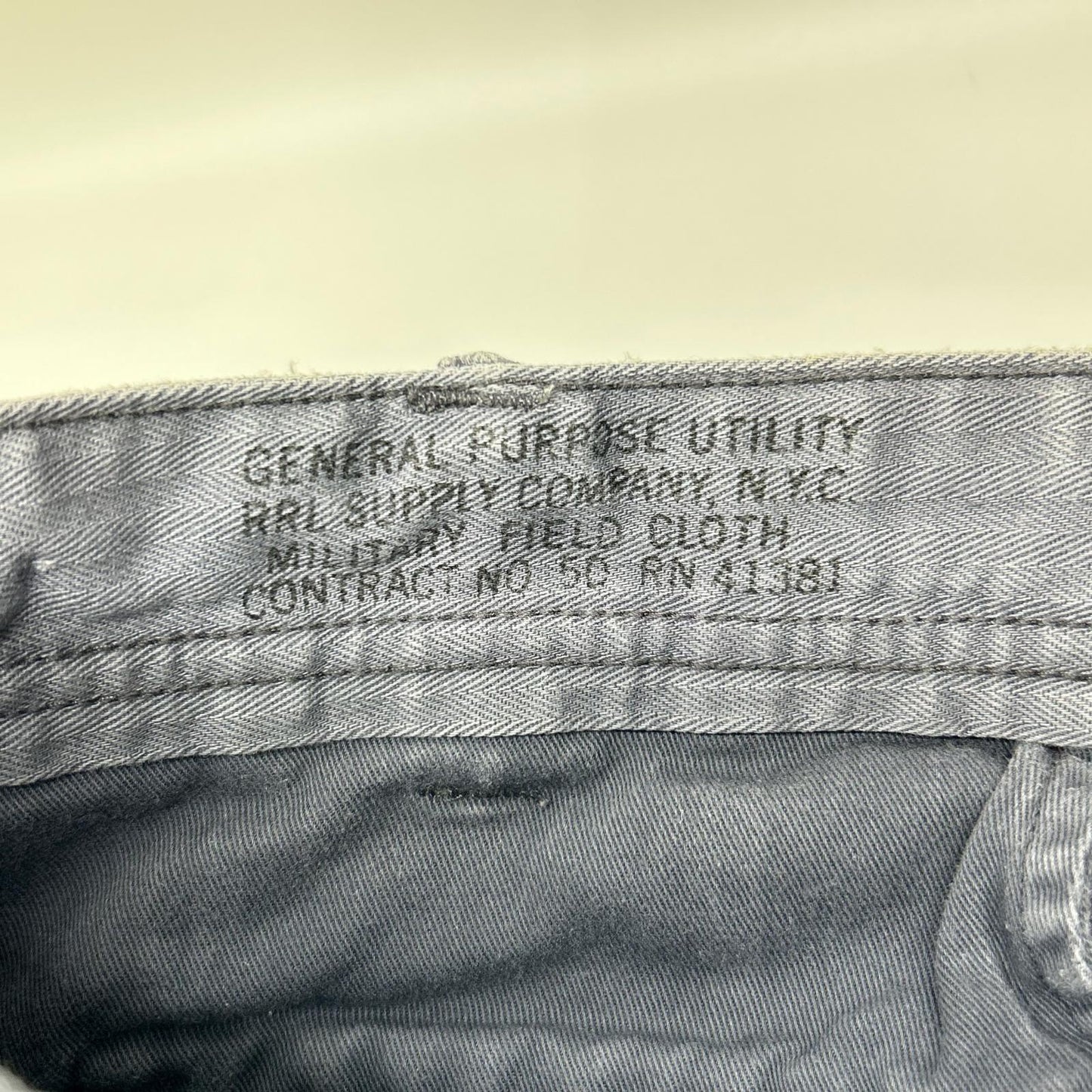 RRL Gray Double Knee Painter Jeans Size 31×32