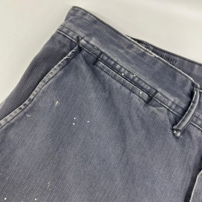 RRL Gray Double Knee Painter Jeans Size 31×32