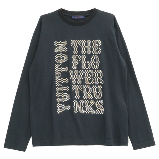 LOUIS VUITTON 2024 Embellished Long Shirt Black Size M
