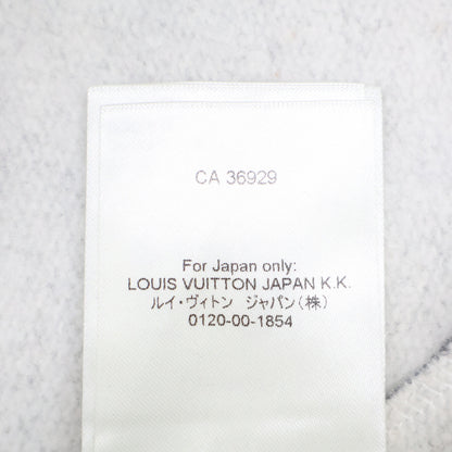 LOUIS VUITTON Monogram Circle Cut Hoodie Gray Size XS