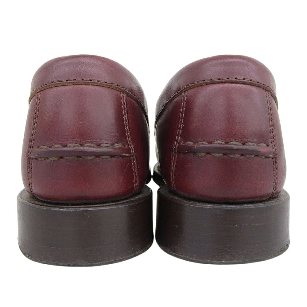 REGAL Shoe&Co Leather Coin Loafers Burgundy Size 25