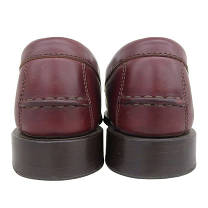 REGAL Shoe&Co Leather Coin Loafers Burgundy Size 25