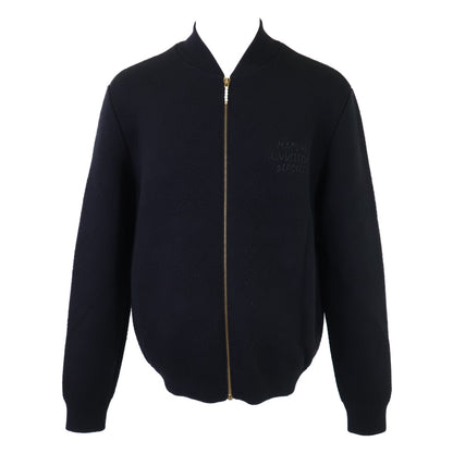 LOUIS VUITTON 25 Logo Embroidered Pearl Jacket Black Size M