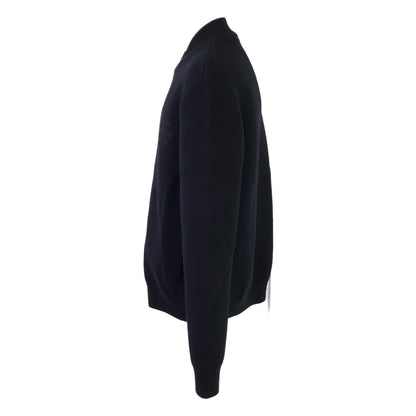 LOUIS VUITTON 25 Logo Embroidered Pearl Jacket Black Size M