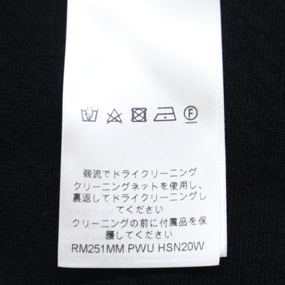 LOUIS VUITTON 25 Logo Embroidered Pearl Jacket Black Size M