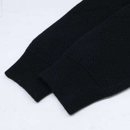 LOUIS VUITTON 25 Logo Embroidered Pearl Jacket Black Size M