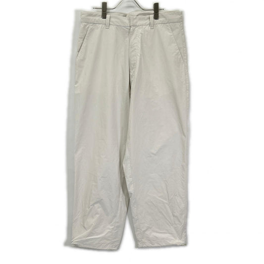 PRADA 23 Nylon Wide Slacks Pants White Size S