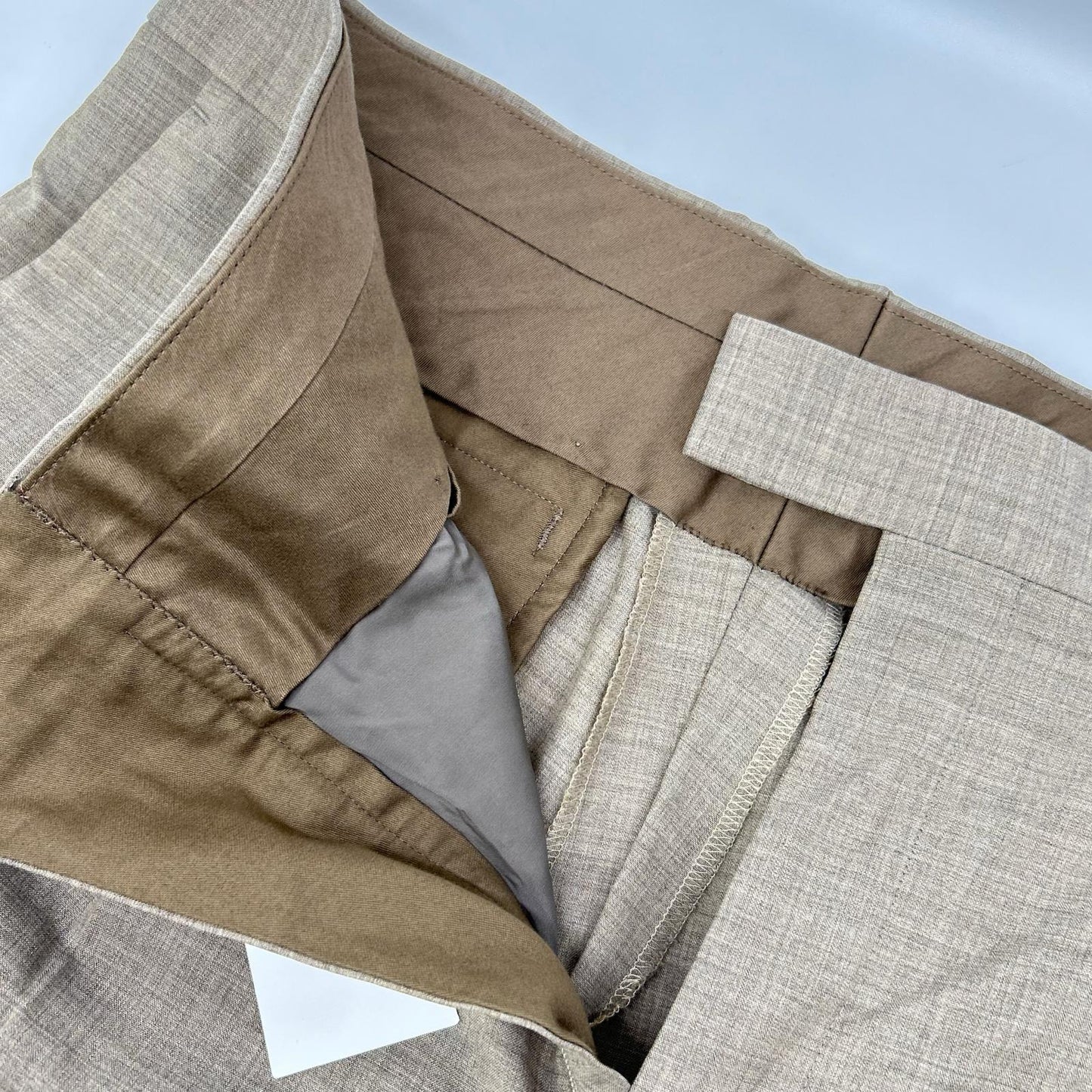 AURALEE 25SS Super Fine Tropical Wool Slacks Beige Size 4