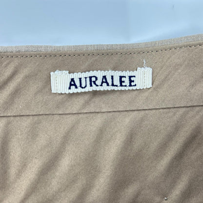 AURALEE 25SS Super Fine Tropical Wool Slacks Beige Size 4