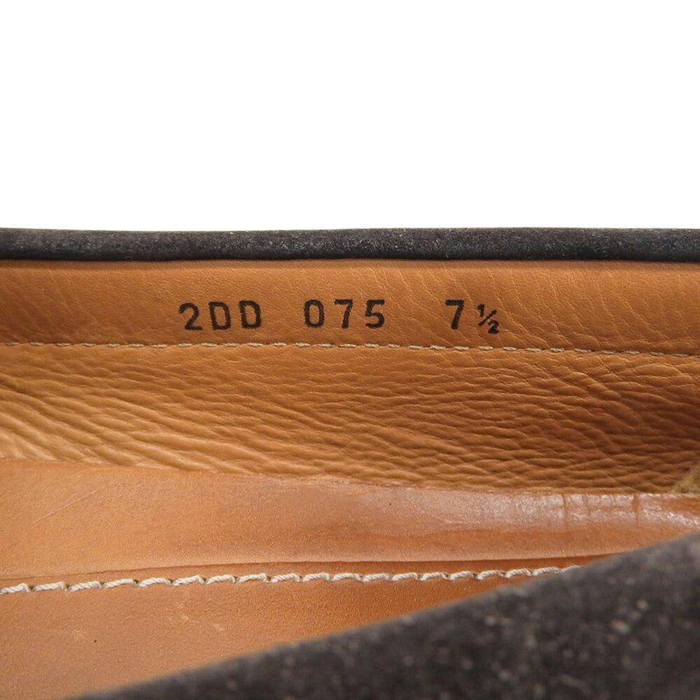 PRADA Suede Brown Driving Shoes Sneakers Size 7.5
