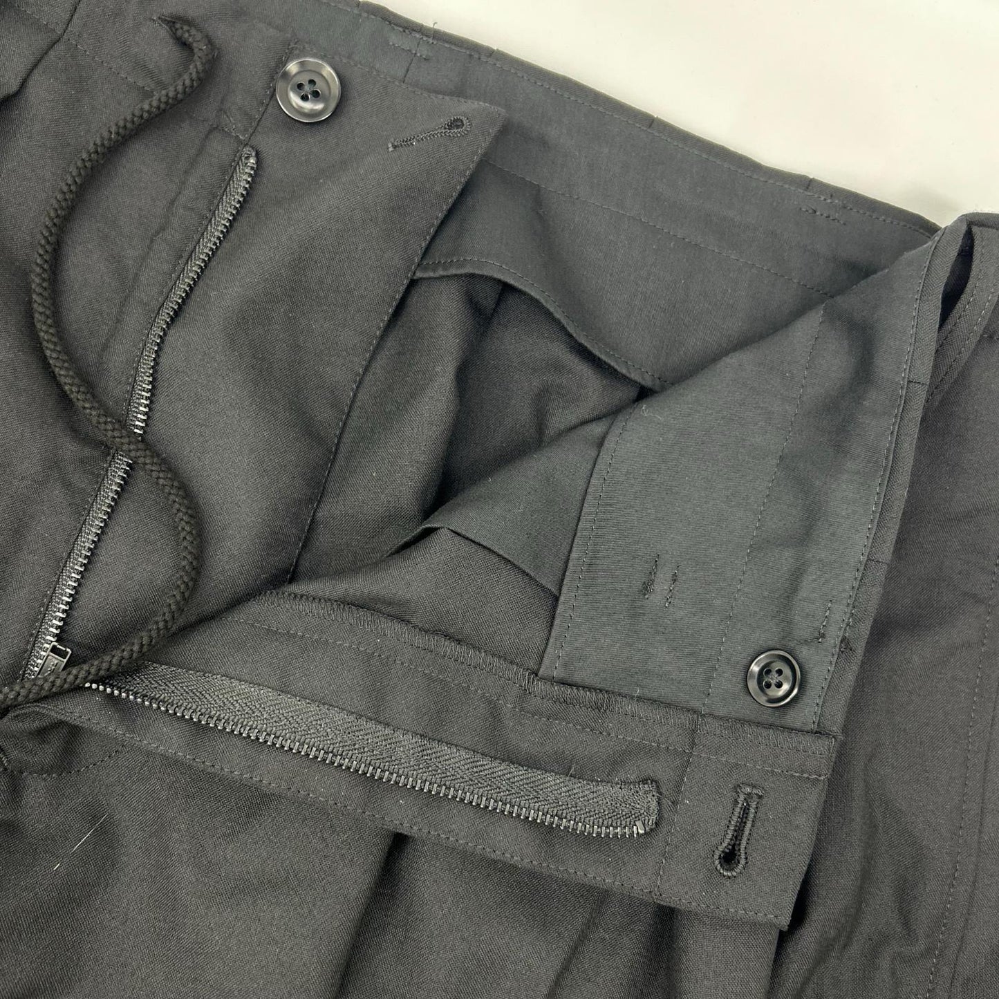 Y's BANG ON! Wool 4-Tuck Drawstring Balloon Pants Size 2