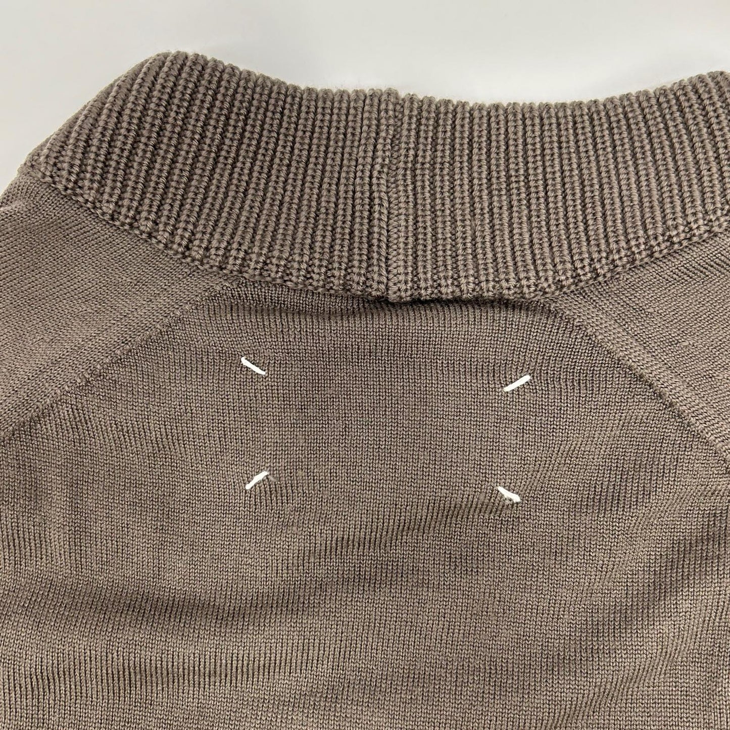 MARTIN MARGIELA 2013 Crewneck Long Sleeve Knit Brown Size M