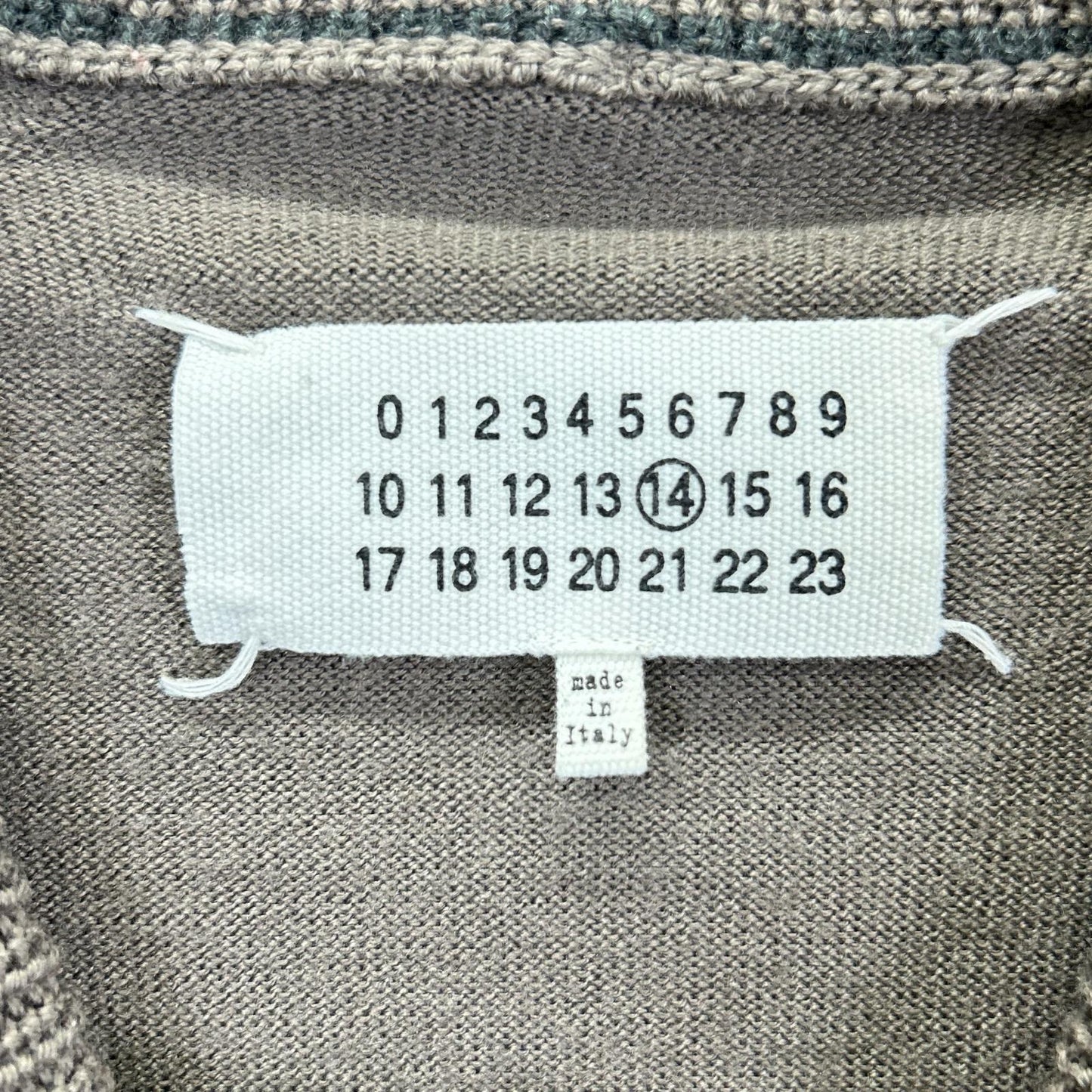 MARTIN MARGIELA 2013 Crewneck Long Sleeve Knit Brown Size M