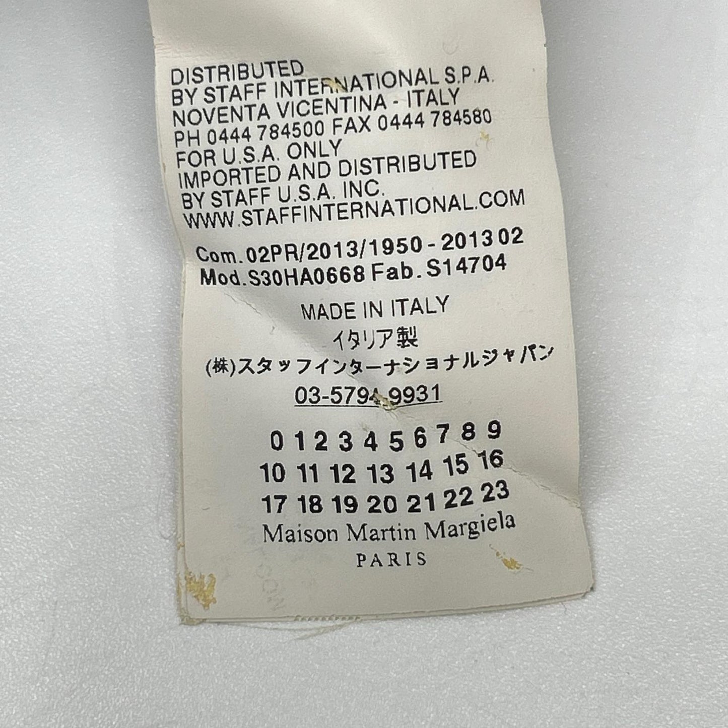 MARTIN MARGIELA 2013 Crewneck Long Sleeve Knit Brown Size M
