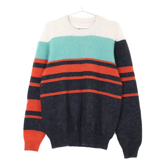 MARTIN MARGIELA Striped Mohair Crewneck Sweater Size M