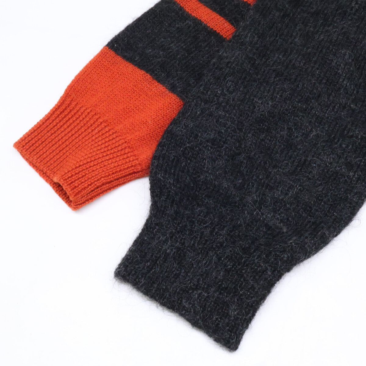 MARTIN MARGIELA Striped Mohair Crewneck Sweater Size M