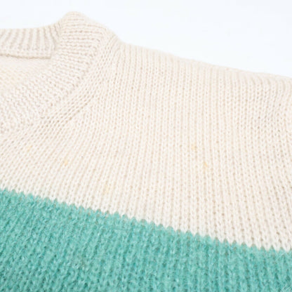 MARTIN MARGIELA Striped Mohair Crewneck Sweater Size M
