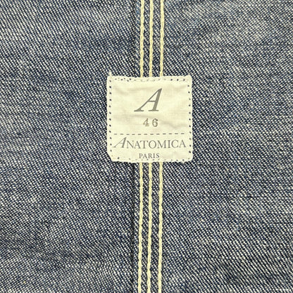 ANATOMICA Indigo Dungaree Coverall Denim Jacket Size 46