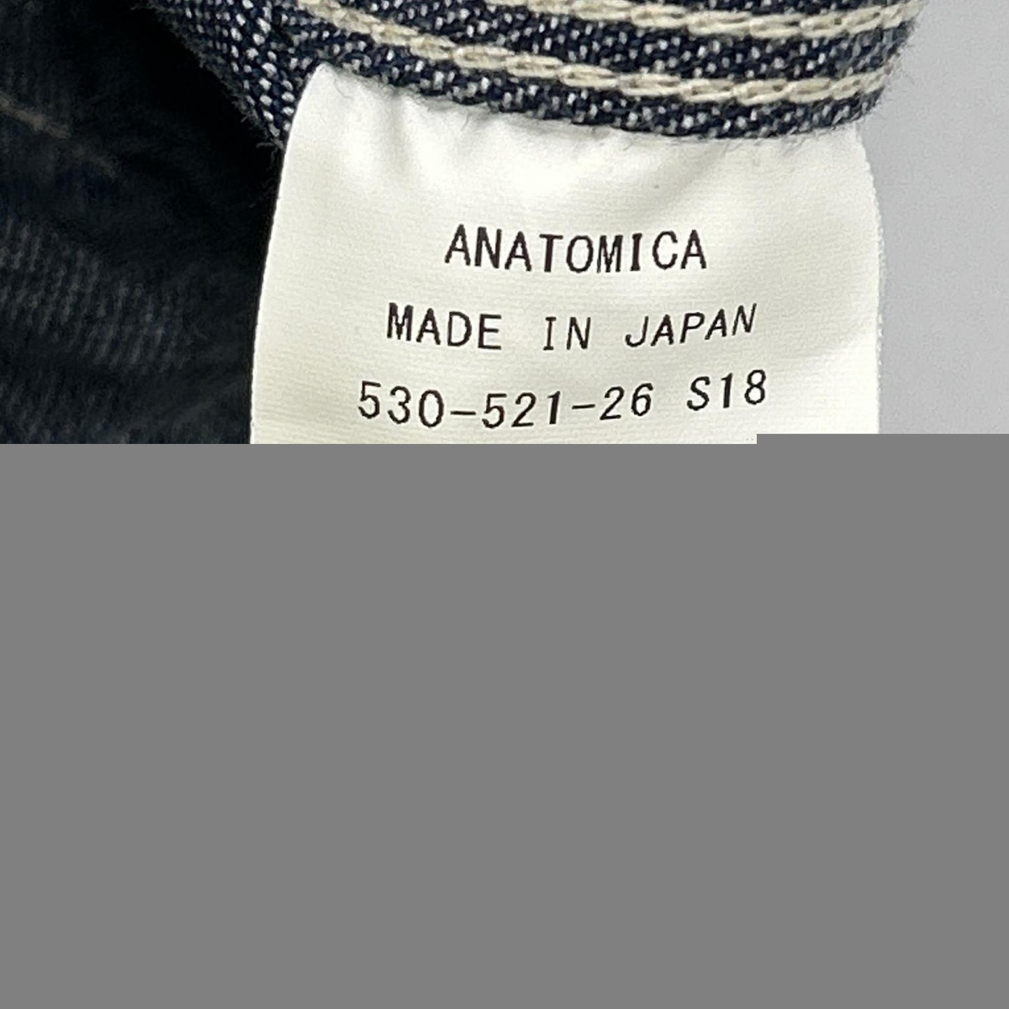 ANATOMICA Indigo Dungaree Coverall Denim Jacket Size 46