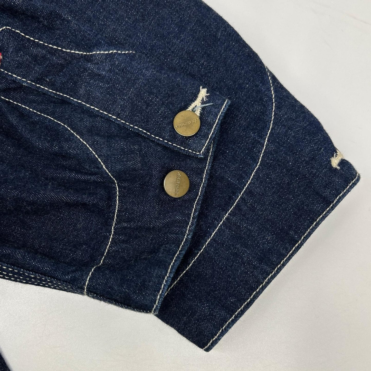 ANATOMICA Indigo Dungaree Coverall Denim Jacket Size 46