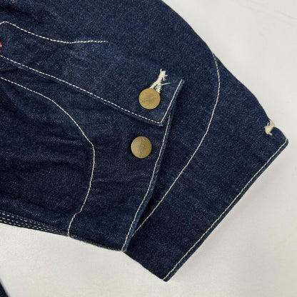ANATOMICA Indigo Dungaree Coverall Denim Jacket Size 46