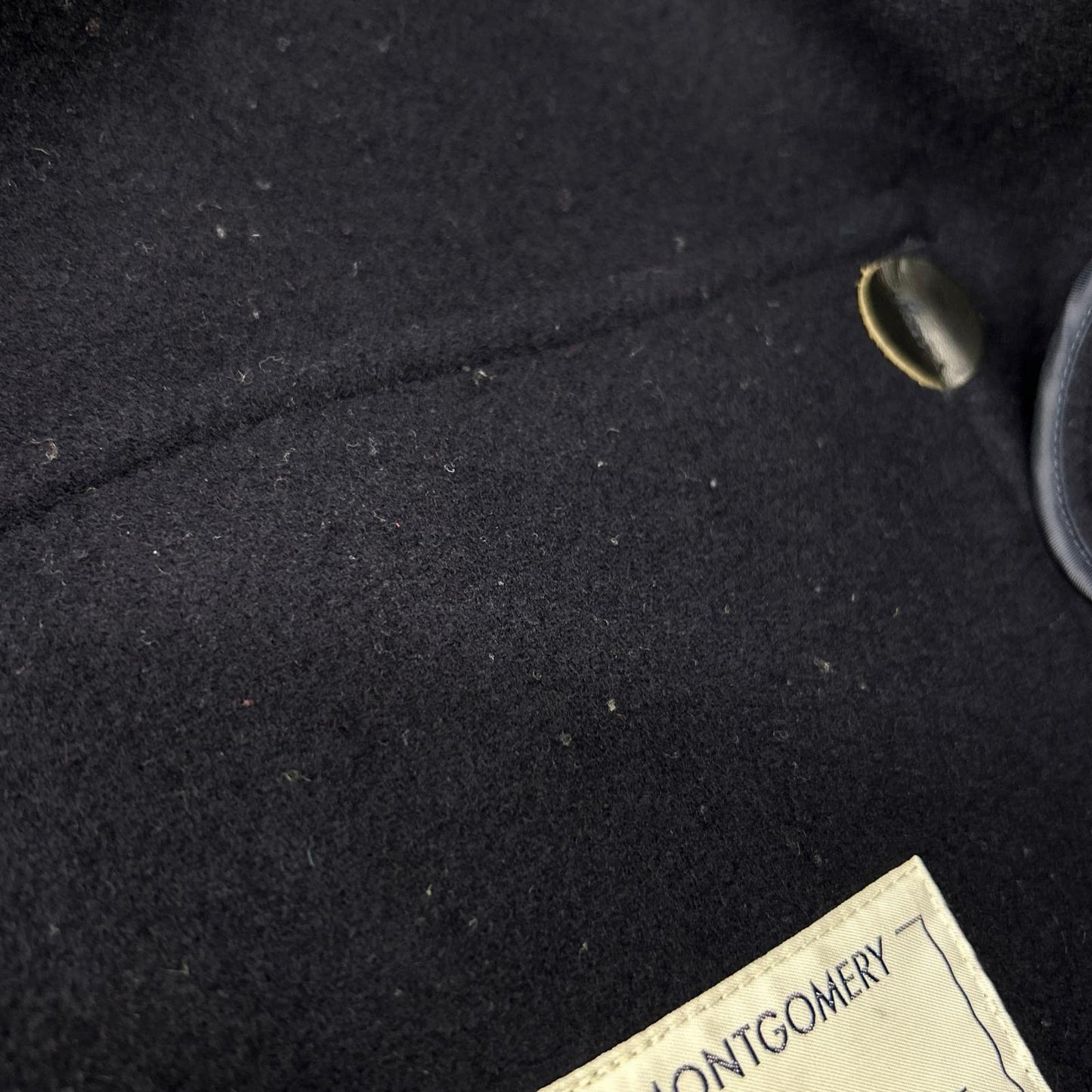 MONTGOMERY A3039FC Navy Wool Blend Duffle Coat Size 3