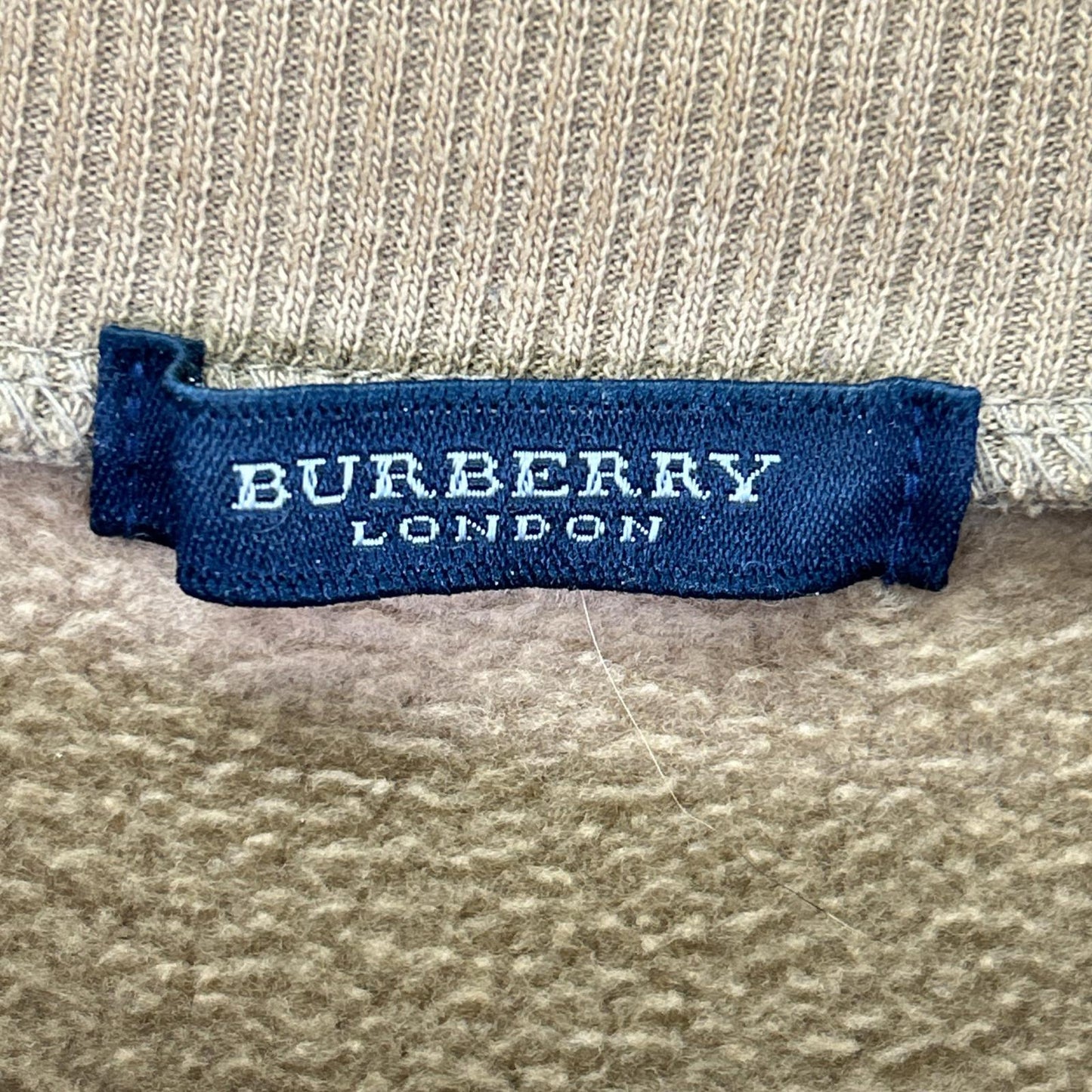 BURBERRY Brown Crewneck Back Print Sweatshirt Size M