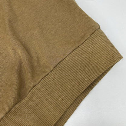 BURBERRY Brown Crewneck Back Print Sweatshirt Size M