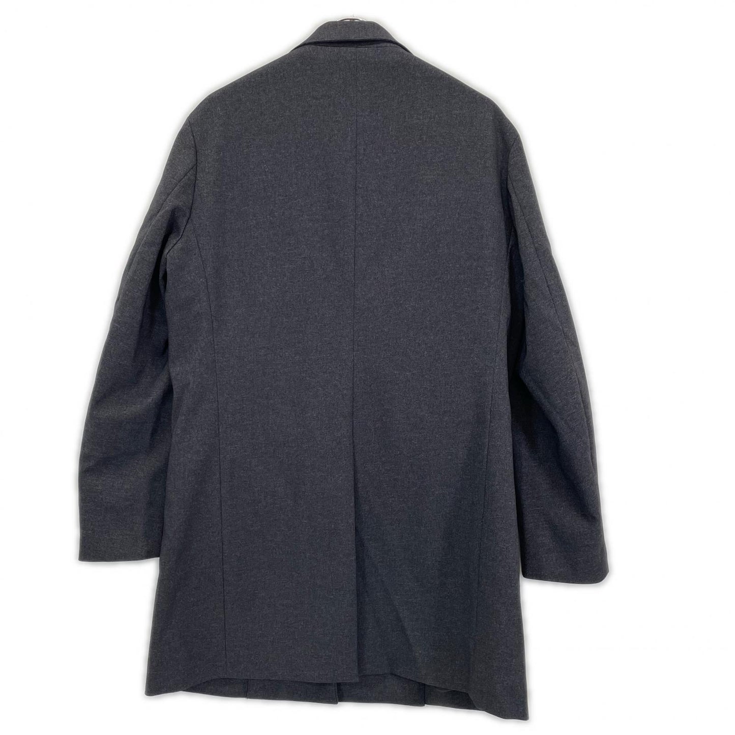 TAKEOKIKUCHI Down-Lined Melange Stand Coat Charcoal Size 3