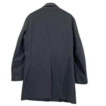 TAKEOKIKUCHI Down-Lined Melange Stand Coat Charcoal Size 3