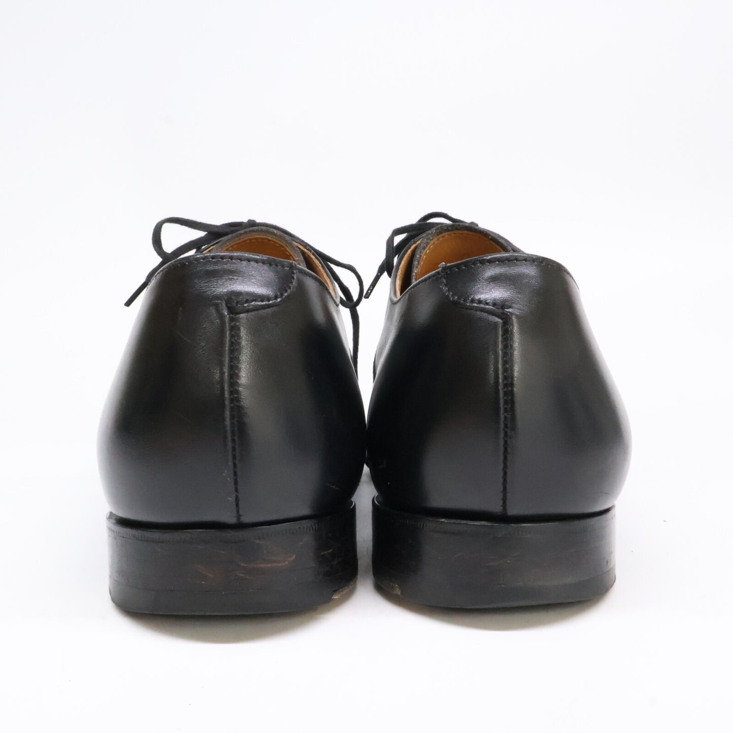 Crockett&Jones WEMBLEY Plain Toe Leather Black Sneakers Size 9E