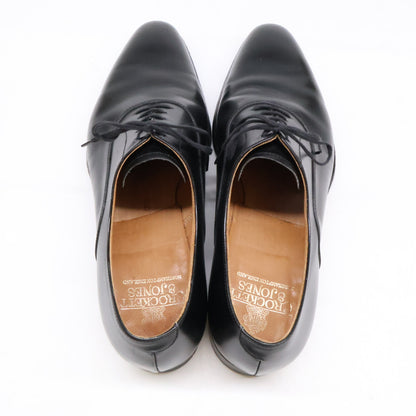 Crockett&Jones WEMBLEY Plain Toe Leather Black Sneakers Size 9E