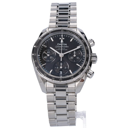 OMEGA Speedmaster 38 Co-Axial Chrono Auto Watch Black Dial