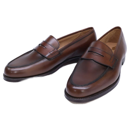 Crockett&Jones Grantham 2 Burnished Loafers Brown Size UK 8