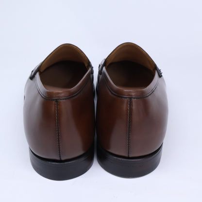 Crockett&Jones Grantham 2 Burnished Loafers Brown Size UK 8