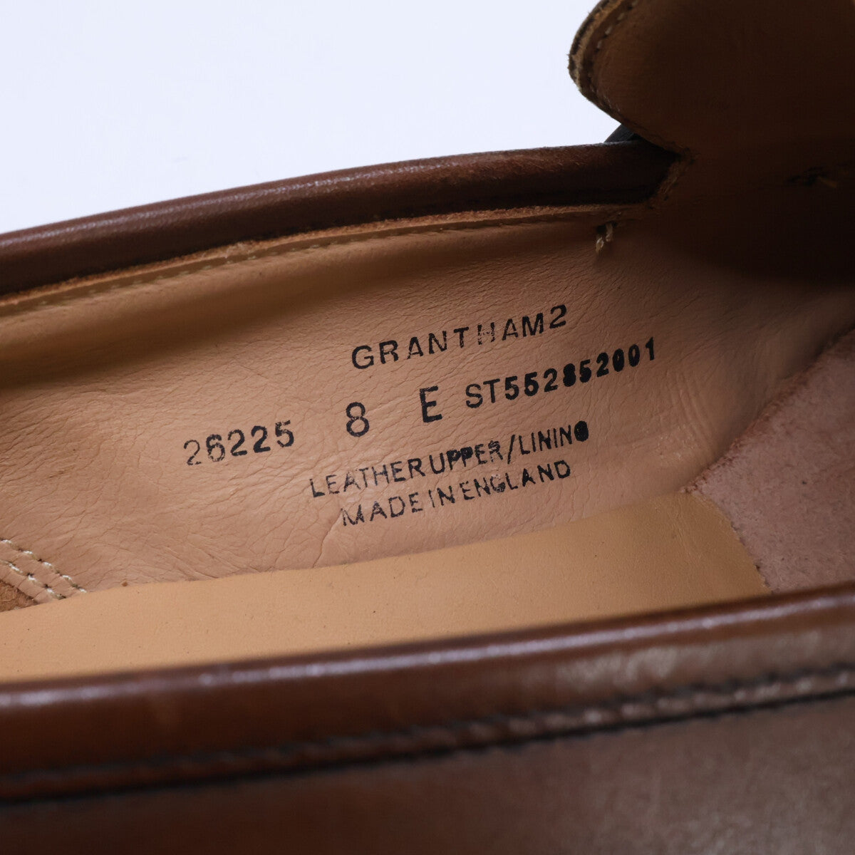 Crockett&Jones Grantham 2 Burnished Loafers Brown Size UK 8