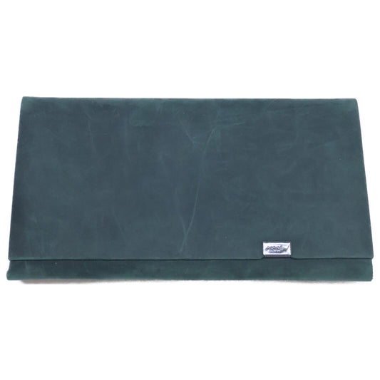 Shosa Basic Long Leather Wallet Green Size ONE SIZE