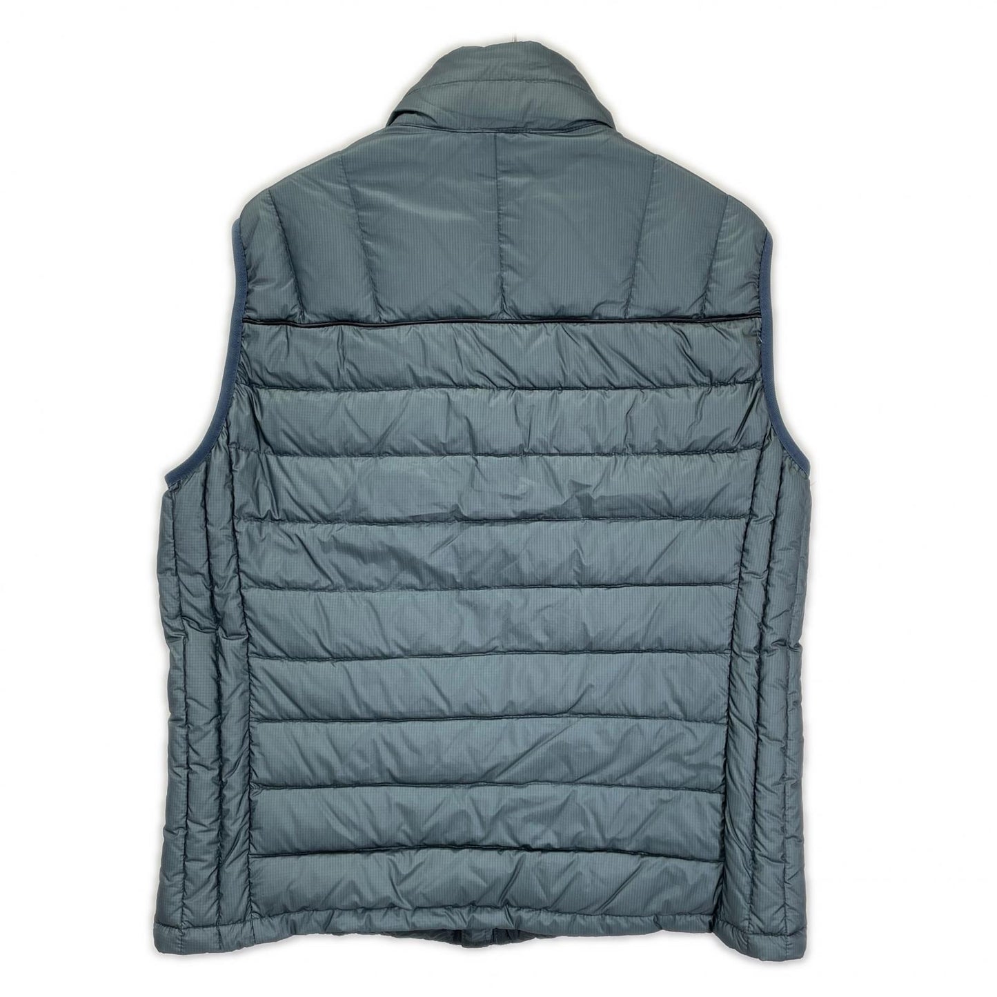 ALFREDDUNHILL Zip-Up Down Vest Blue-Gray Size M