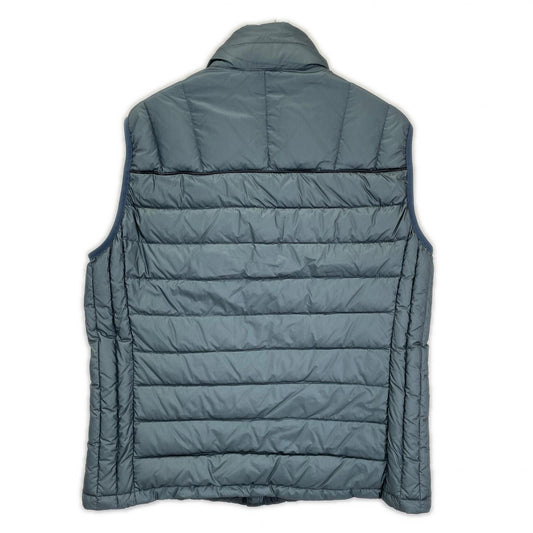 ALFREDDUNHILL Zip-Up Down Vest Blue-Gray Size M