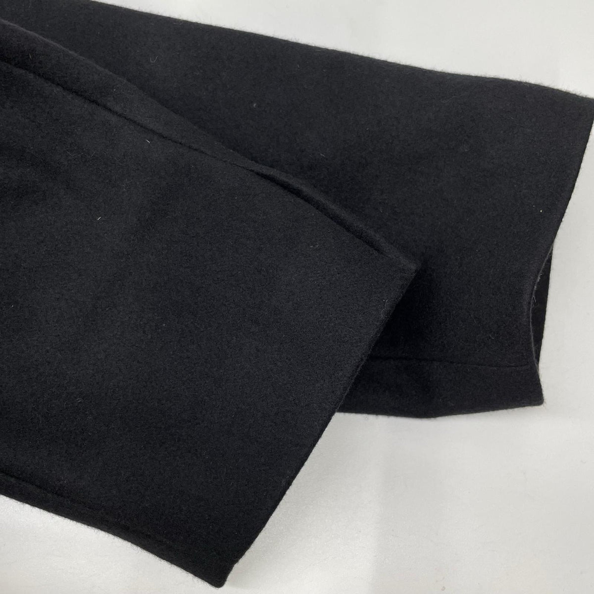 FENDI Wool Cashmere Chester Coat Black Size 50
